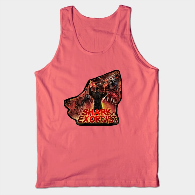 Shark Exorcist Tank Top by Wild Eye Movies